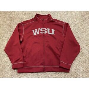 Campus Drive WSU Cougars Mens XLarge Full Zip Embroidered Collegiate Jacket